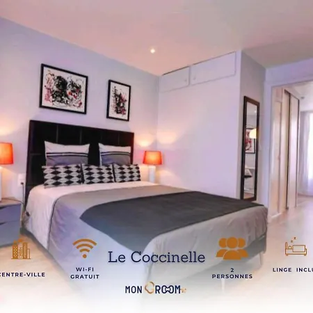 La Coccinelle - Appartement Proche Centre-Ville - Cosy - Mon Groom Troyes Exterior photo