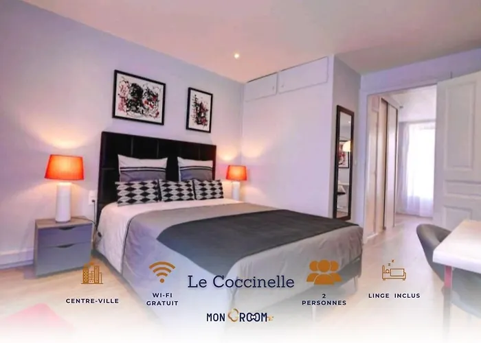 La Coccinelle - Appartement Proche Centre-Ville - Cosy - Mon Groom